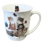 Tasse en porcelaine fine chatons 0.4 L