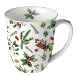 Tasse en Porcelaine Fine - Verdure d'hiver