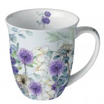 Tasse en Porcelaine Fine - Lunaria green