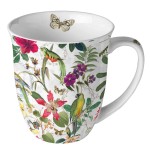 Tasse en Porcelaine Fine jungle tropicale