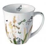 Tasse en Porcelaine Fine - Libellules