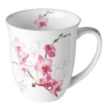 Tasse en Porcelaine Fine Orchide