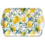 Mini plateau vide poche rectangulaire citrons de Mditerrane