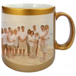 Mug dor avec PHOTO PERSONNALISEE