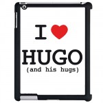 Coque iPad 2 noire personnalisn I LOVE...