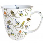 Tasse en Porcelaine Fine - Birds Meeting