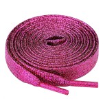 Paire de lacets paillettes rose fushia 120 cm